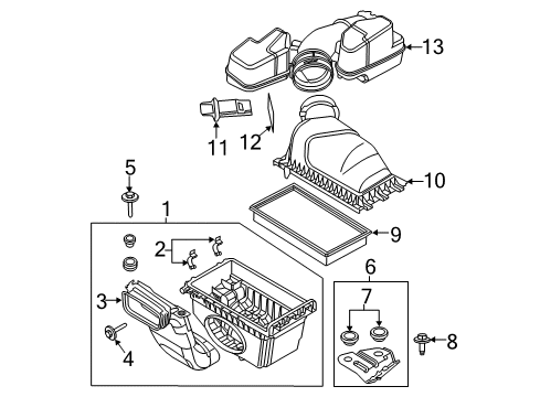 2015 Ford Flex Filters Diagram 2 - Thumbnail