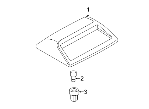 2011 Lincoln MKZ High Mount Lamps Diagram