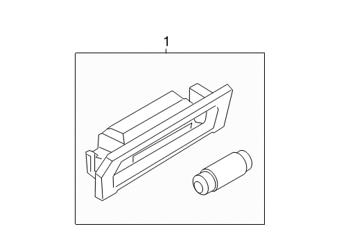 2012 Ford Fusion License Lamps Diagram 2 - Thumbnail