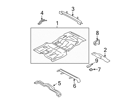 2003 Ford Expedition Rear Body Diagram