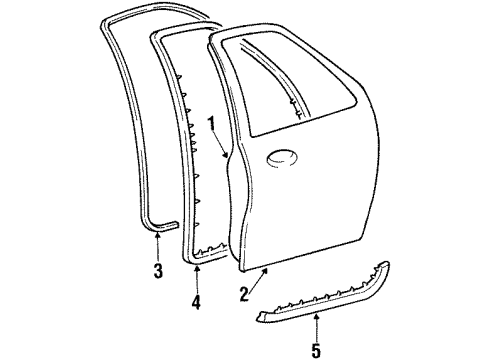 2000 Lincoln Navigator Front Door Diagram