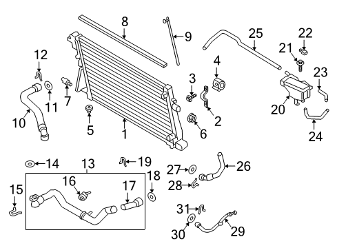 2017 Ford F-350 Super Duty Seal Diagram for BC3Z-8590-F