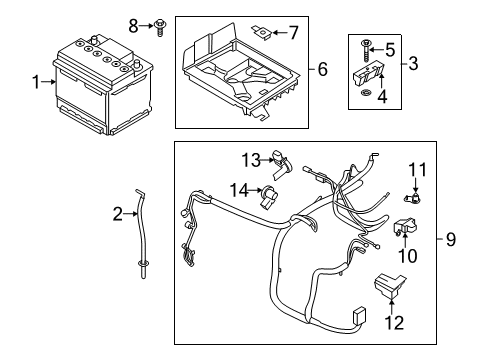 2017 Lincoln MKZ Battery Diagram 1 - Thumbnail