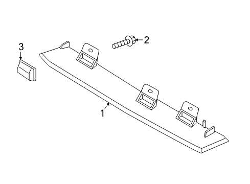 2024 Ford Expedition High Mount Lamps Diagram