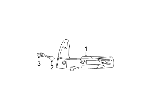 2001 Ford F-250 Super Duty Park Lamps Diagram