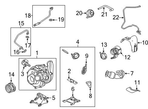 2016 Ford F-250 Super Duty Exhaust Pipe Diagram for FC3Z-9G437-C