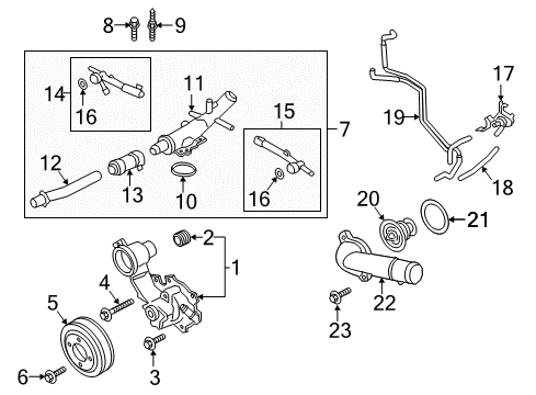 2018 Lincoln Continental Water Pump Diagram