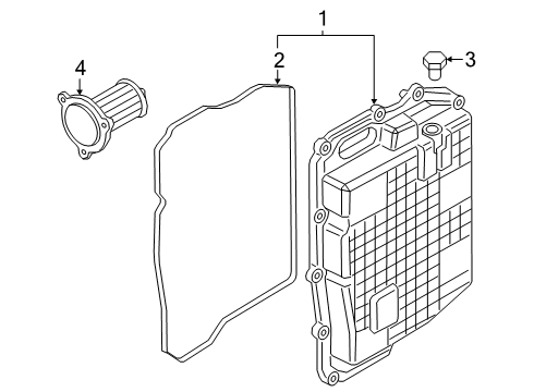 2023 Ford Escape Case & Related Parts Diagram 2 - Thumbnail