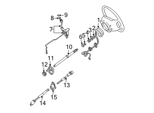 2007 Ford Ranger Cap - Handle Diagram for XF2Z-7A214-AA