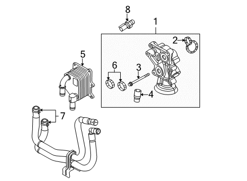 2009 Ford Edge Oil Cooler Diagram