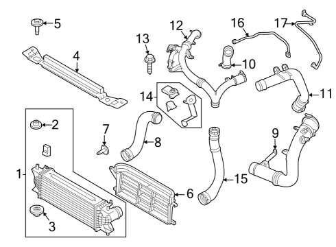 2021 Ford Bronco TUBE ASY - FUEL VAPOUR SEPARAT Diagram for MB3Z-9D289-B