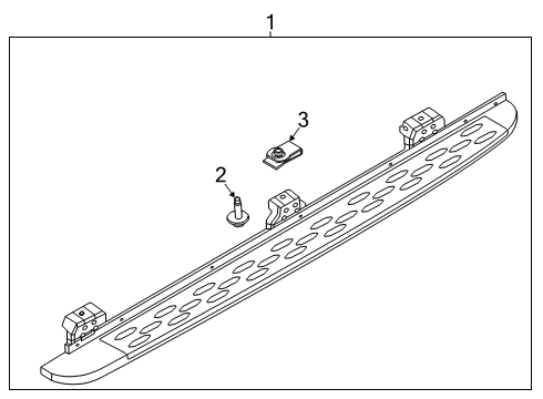 2023 Lincoln Aviator Running Board Diagram