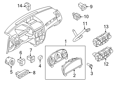 2012 Ford Fusion Automatic Temperature Controls Diagram 5 - Thumbnail