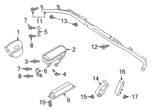 2021 Ford Escape COVER AND CONTACT PLATE ASY Diagram for GN1Z-14A664-E