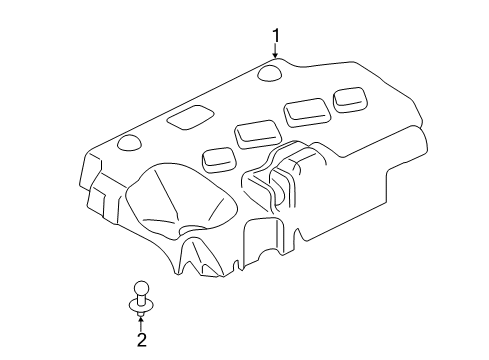 2019 Ford Transit-250 Engine Appearance Cover Diagram 1 - Thumbnail