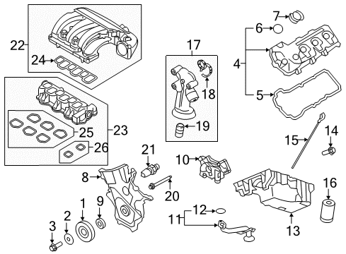 2015 Ford Police Interceptor Sedan Intake Manifold Diagram 3 - Thumbnail