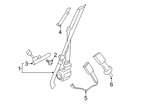 2018 Lincoln Continental Seat Belt Diagram