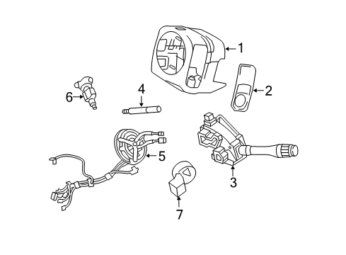 2005 Mercury Grand Marquis Switches Diagram 3 - Thumbnail