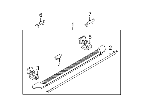 2010 Mercury Mountaineer Running Board Diagram