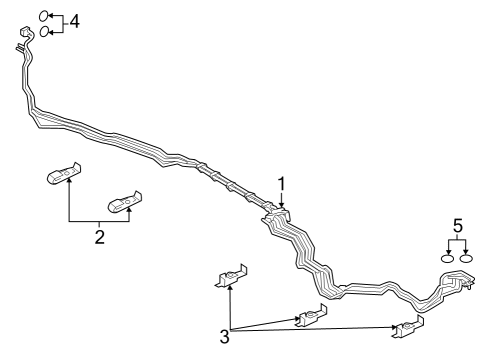 2021 Lincoln Aviator Rear A/C Lines Diagram