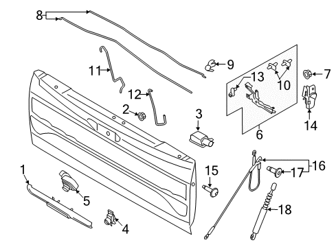 2020 Ford F-350 Super Duty Parking Aid Diagram 11 - Thumbnail