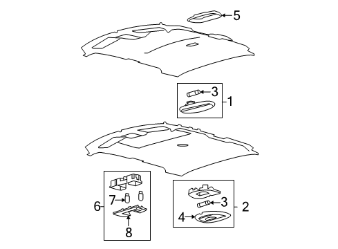 2011 Ford F-150 Bulbs Diagram 4 - Thumbnail