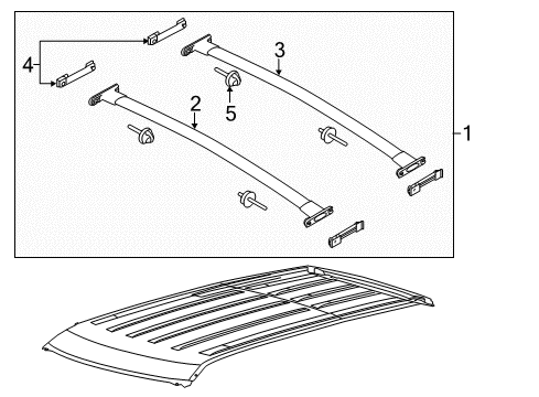 2014 Ford Explorer Luggage Carrier Diagram