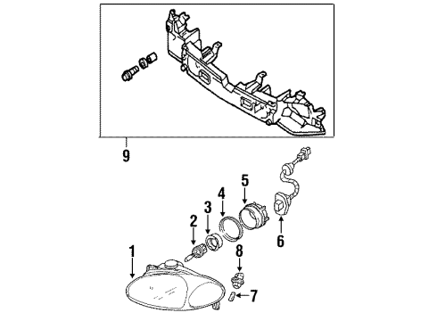 2003 Ford Escort Bulbs Diagram