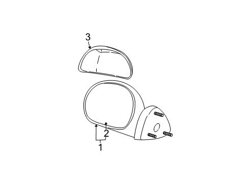 1999 Ford Expedition Outside Mirrors Diagram