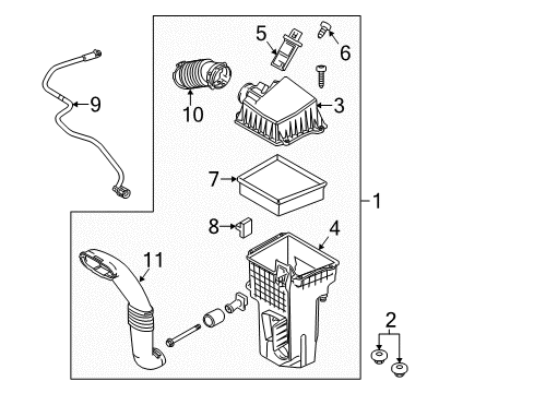 2013 Ford Fiesta Air Intake Diagram