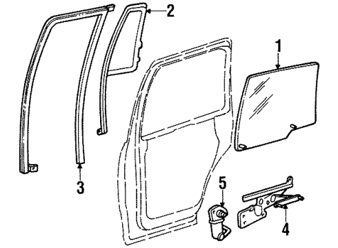 2000 Lincoln Navigator Rear Door Diagram