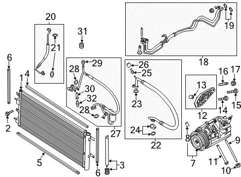 2015 Lincoln MKZ Air Conditioner Diagram 2 - Thumbnail