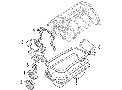 1995 Ford Mustang Filters Diagram 4 - Thumbnail