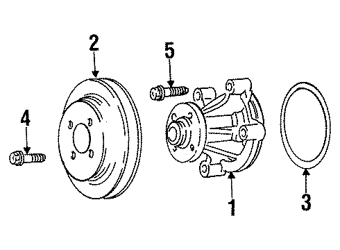 1996 Mercury Grand Marquis Water Pump Diagram