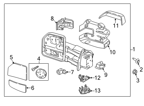 2020 Ford F-150 Parking Aid Diagram 7 - Thumbnail