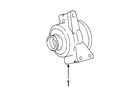 2002 Lincoln LS Alternator Diagram 1 - Thumbnail