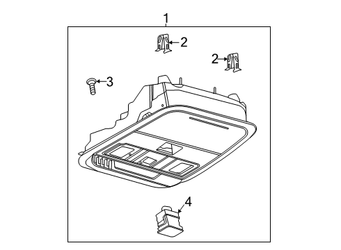 2020 Ford Explorer Overhead Console Diagram