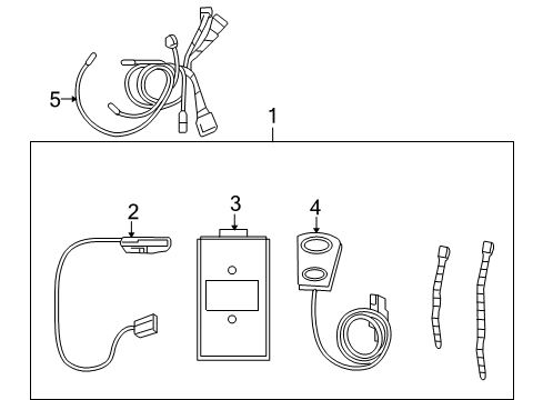 2007 Lincoln MKX Electrical Components Diagram