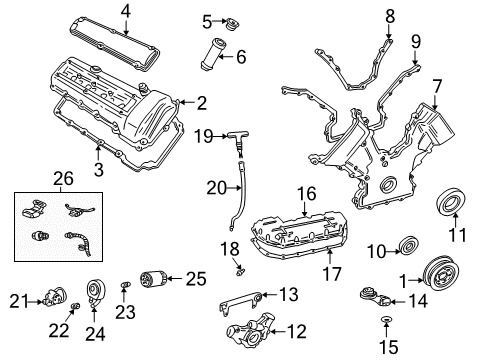 2003 Lincoln LS Filters Diagram 4 - Thumbnail