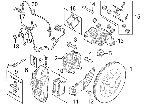 2024 Ford Mustang Rear Brakes Diagram