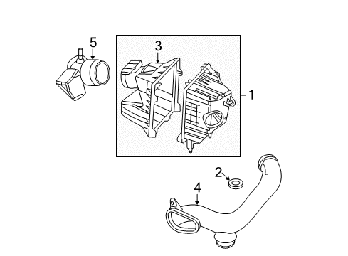 2008 Mercury Mariner Air Intake Diagram