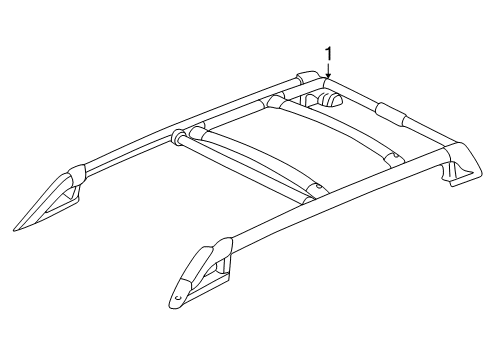 2007 Ford Escape Roof Rack Diagram