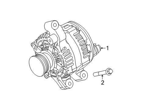 2015 Ford Explorer Alternator Diagram 2 - Thumbnail