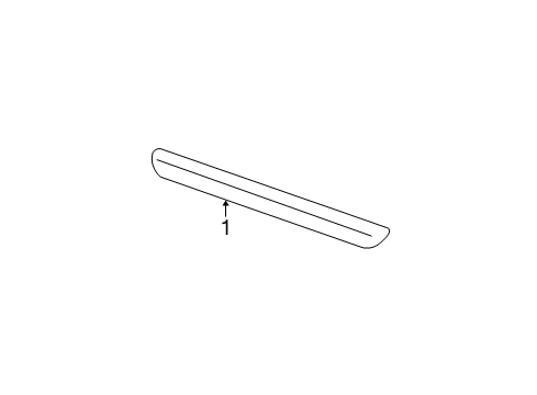 2004 Ford Explorer Moulding Diagram for 7L2Z-7810176-A