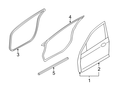 2012 Ford Fusion Front Door Diagram