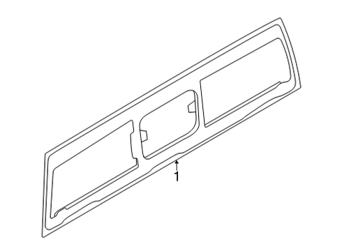 2023 Ford Maverick Glass & Hardware  Diagram 2 - Thumbnail