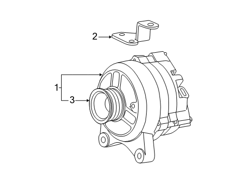 2006 Ford Expedition Alternator Diagram 2 - Thumbnail