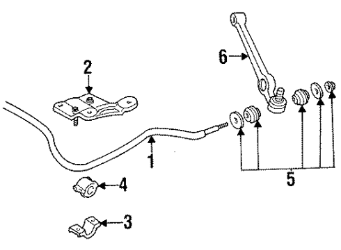 1995 Ford Aspire Link Diagram for F4BZ5486C