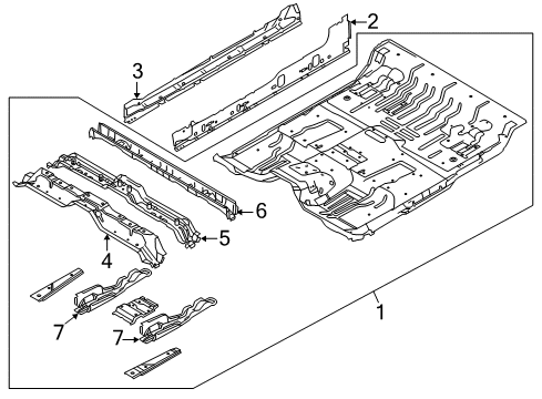 2012 Ford F-150 Floor Diagram 4 - Thumbnail