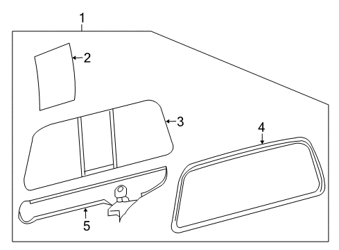 2008 Ford F-350 Super Duty Back Glass, Electrical Diagram 1 - Thumbnail